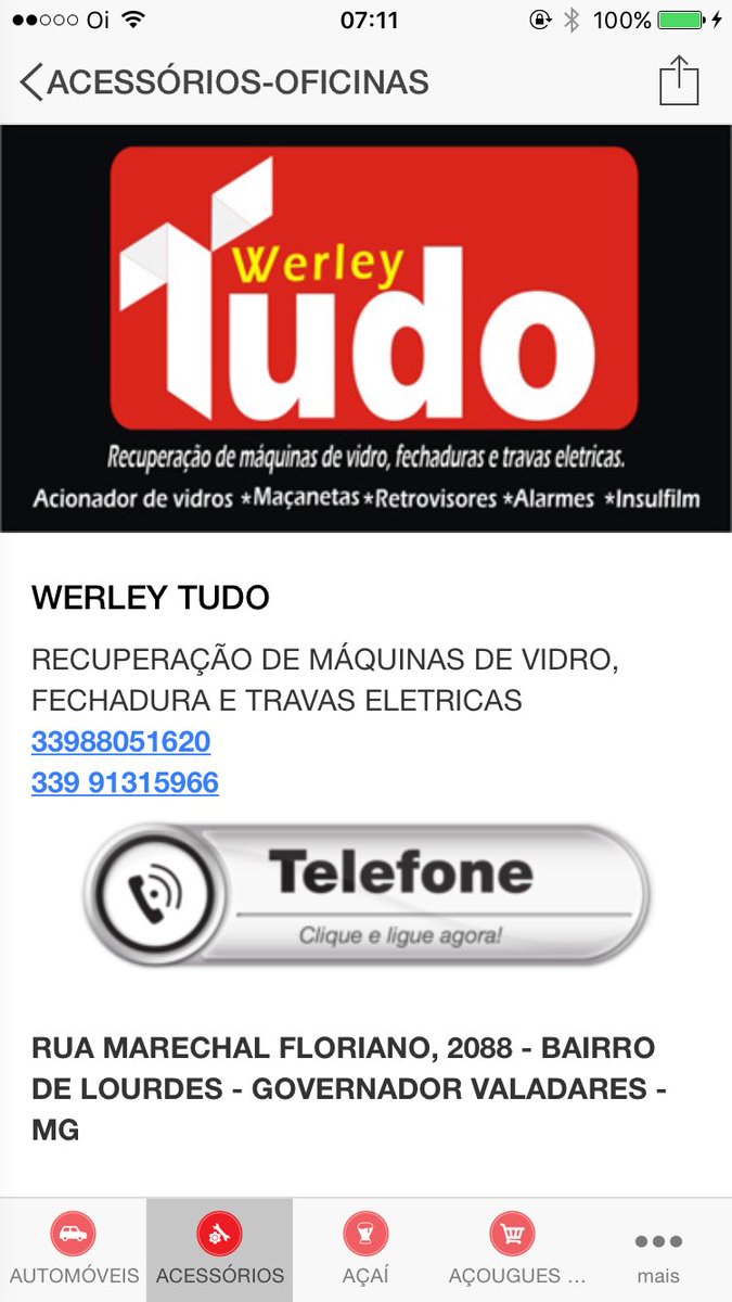 sidomal's tweet image. AQUI GUIA COMERCIAL 

applink.com.br/aquigv