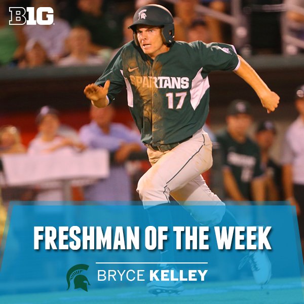 Bryce Kelley of @statebaseball powered his team to four wins last week to claim Freshman of the Week honors.