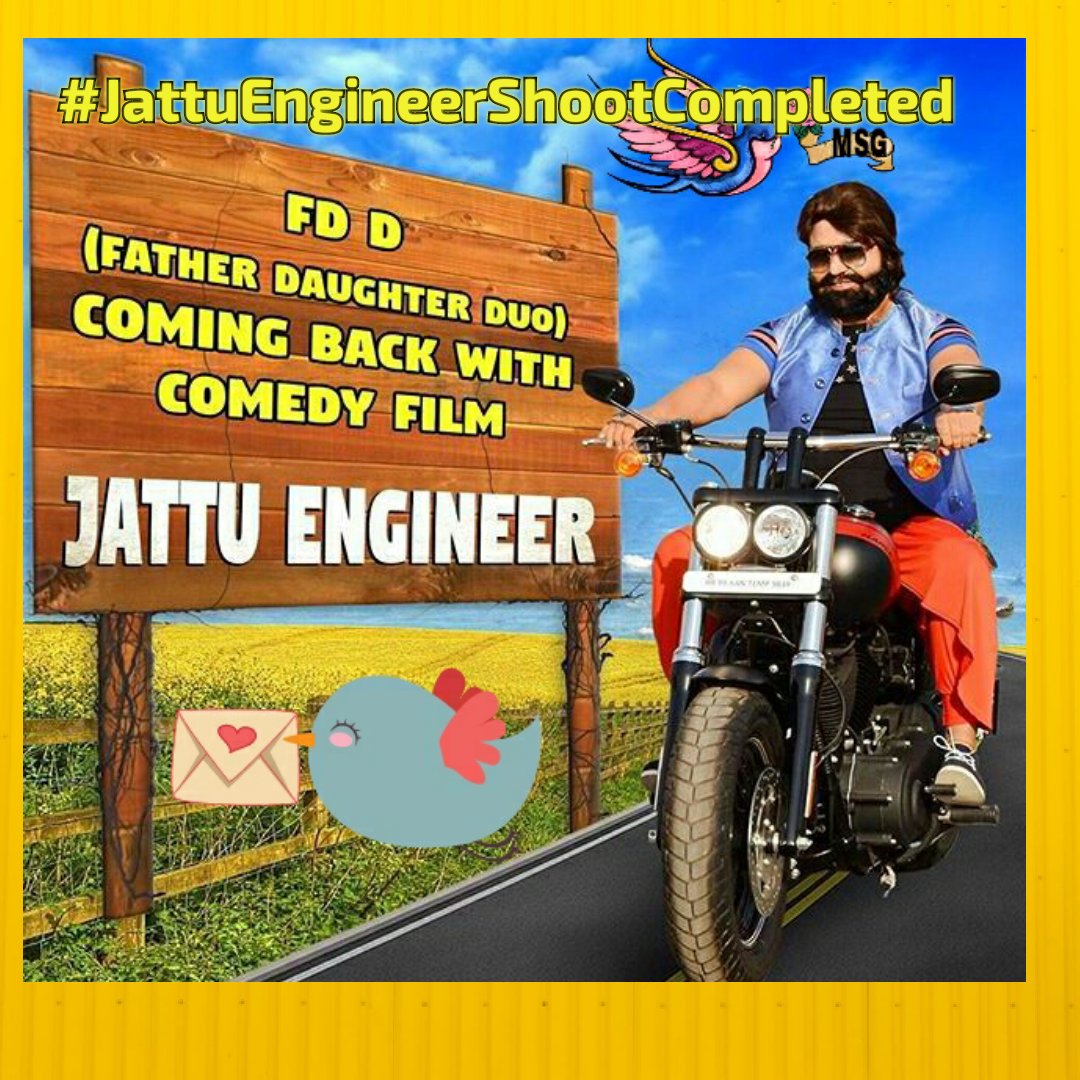StMSGfansworld's tweet photo. Such a flabbergasting news! #JattuEngineerShootCompleted within 15 days. Wonderful comedy dose is on the way. https://t.co/py1WbmcO58