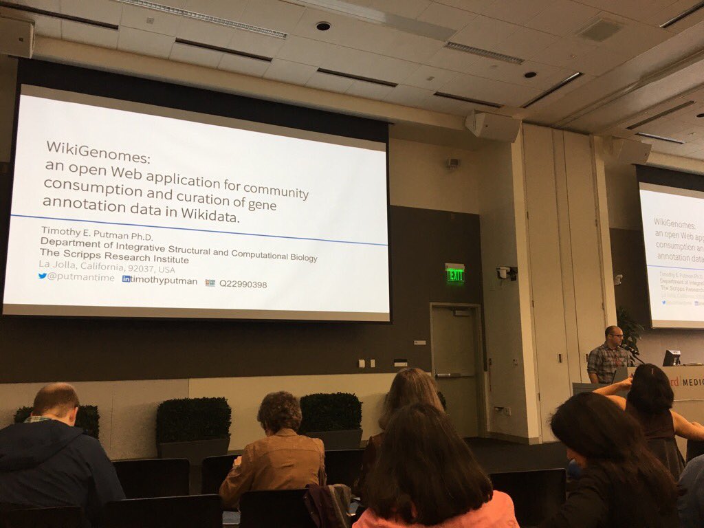 bgood's tweet image. @putmantime at #biocuration2017