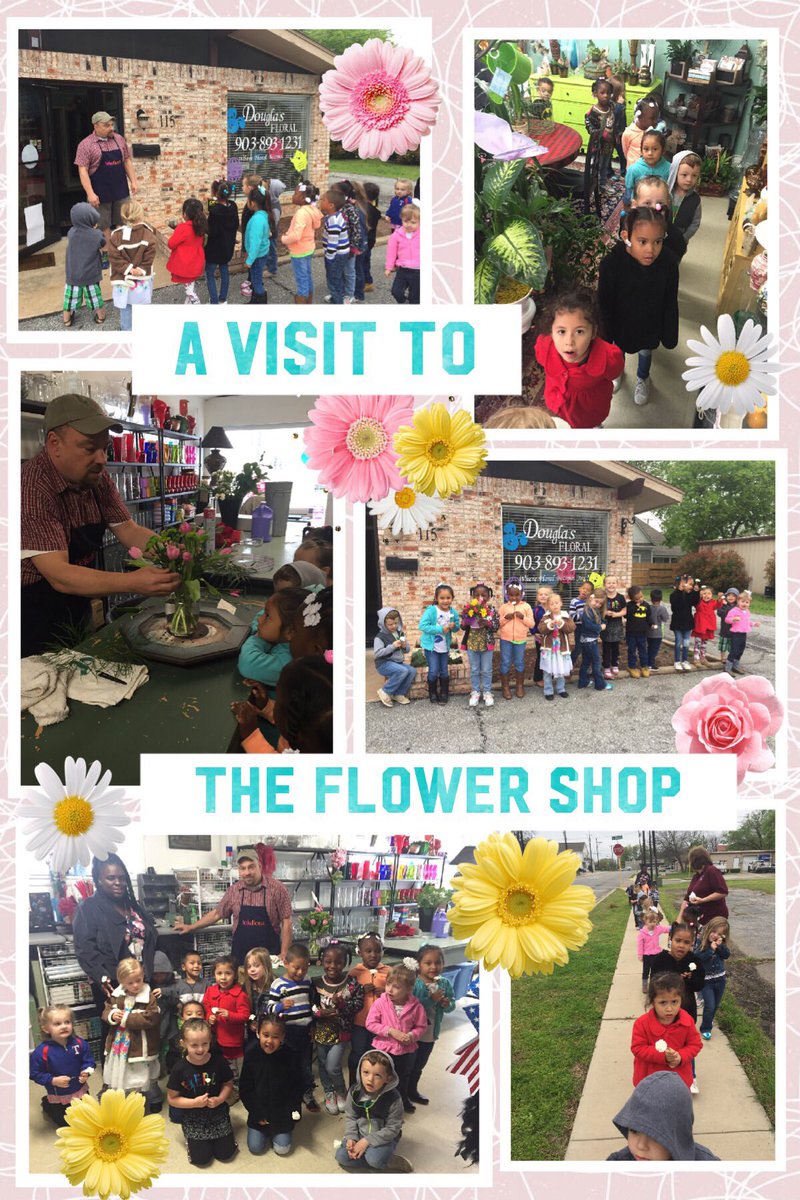 DowellDeloris's tweet photo. Thank you to Mr. Doug at Douglas Floral for letting us visit his shop today! We can't wait to work and play in our classroom shop! #FDECC https://t.co/tsRKI4EFwU