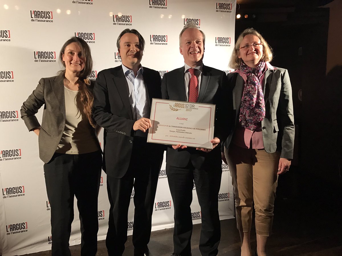 Bravo à Activ4Life qui remporte le 1er prix dans la catégorie "Assurance Vie" 👍 #ArgusdOr