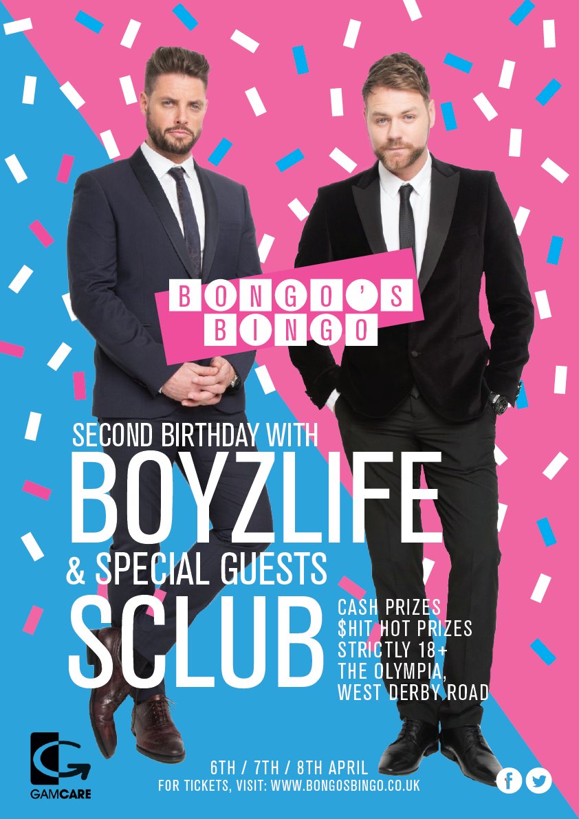 Happy to announce our 2nd birthday dates on April 6th, 7th and 8th with S Club and <a href="/boyzlifetour/">Boyzlife</a>. Tickets on sale tomorrow at 6pm! 88. x
