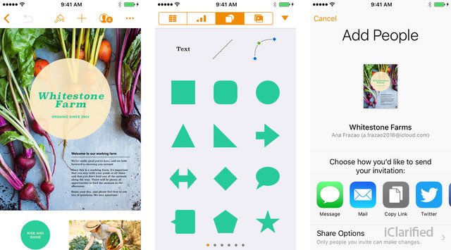 TeamSmartFix's tweet photo. RT iClarified: https://t.co/n4OHHPV0at Apple Updates Pages, Keynote, and Numbers for iOS With New Features [Downl… https://t.co/dlHxx17C61