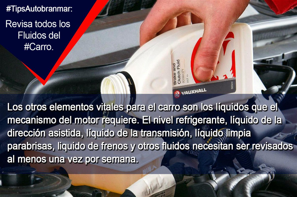 AutoBranmar's tweet image. Es importante mantener el buen estado de las llantas, el aceite, las ventanas, los frenos, los interiores y los fluidos.