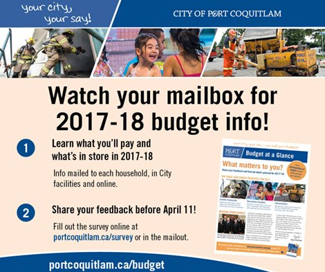 CityofPoCo's tweet photo. Fill out the survey on the back of our "Budget at a Glance" or https://t.co/6hCUIPrh1V by April 11. What matters to you? #pocoreccomplex https://t.co/NF16KUVgqO