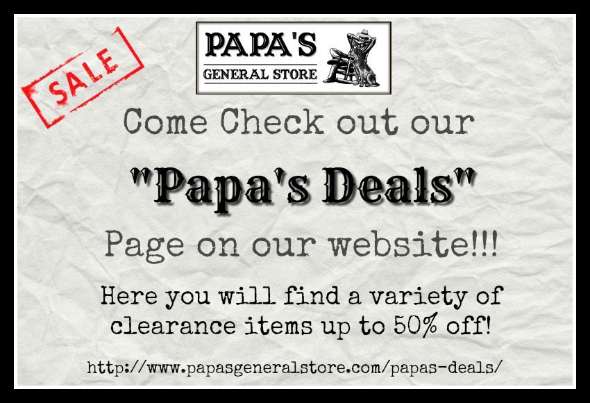 Papa S General Store Papasgeneral Twitter