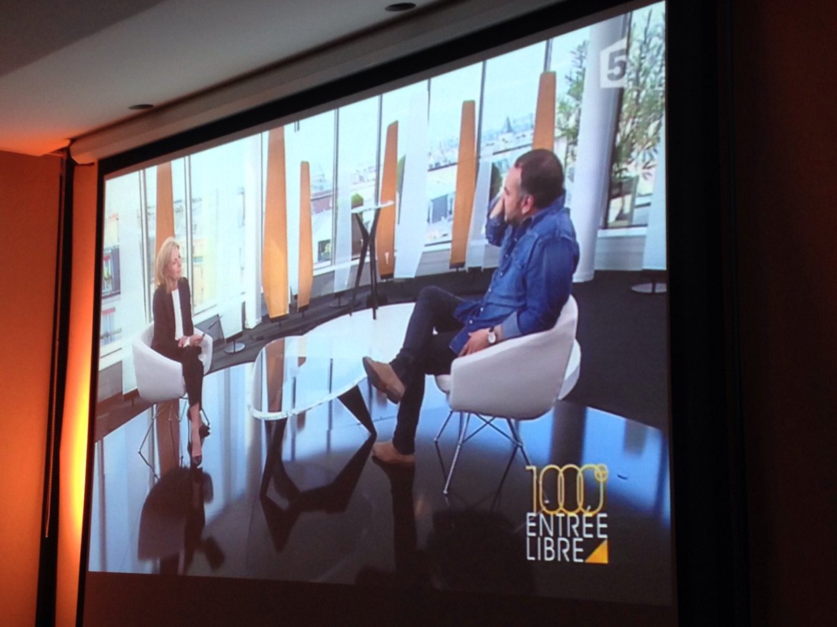 claudedrapeau3's tweet photo. #Event Ce soir 1000eme de #EntréeLibre à la #TerrasseK @France5tv @servicePresseF5 @f_lemaire @NilouSoyeux @lolomakossa https://t.co/4hrYwotQEd