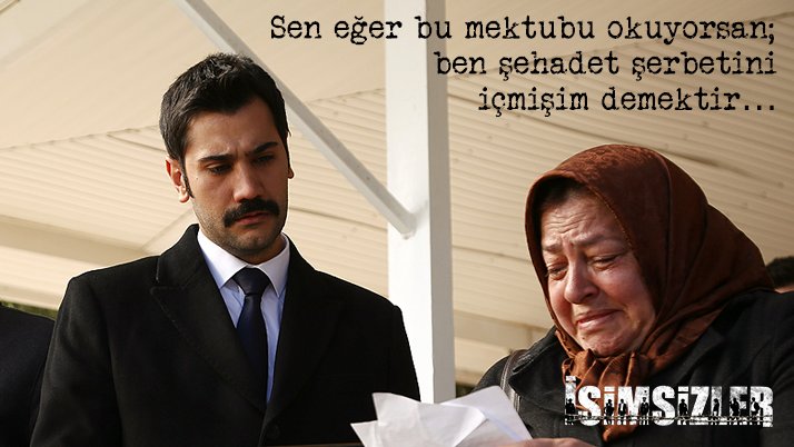 Diziisimsizler's tweet photo. Anne...
#İsimsizler https://t.co/bhPSHJwqZE