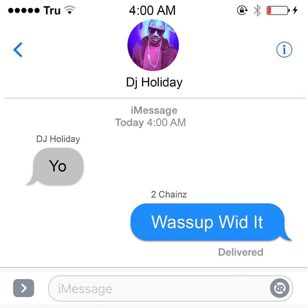 Djholiday's tweet photo. Available now on iTunes & Apple Music π₯π₯ππ½ππ½ #WassupwidIt #4AmInDecatur @2chainz https://t.co/5BMBl7UJwi