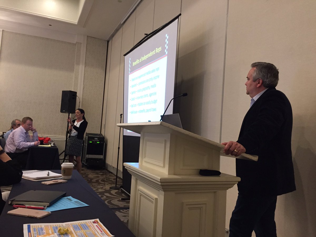 chris1stva's tweet photo. Ryan Dohrn and Nancy O'Brien talk sales compensation at Super Niche Media Conference #nicheconference https://t.co/OZa4gOOjVL