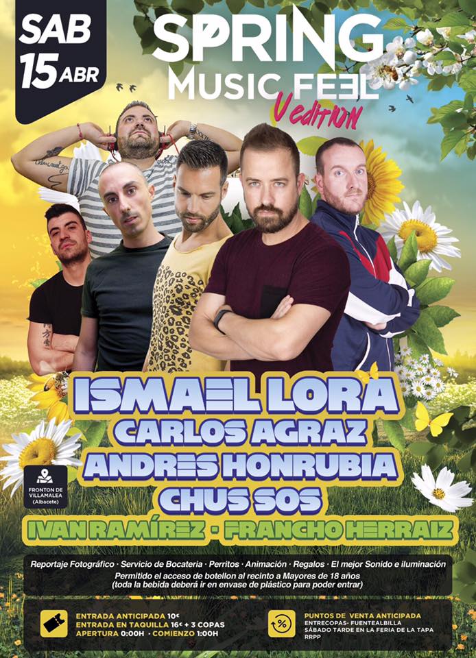CHUSSOS's tweet photo. @IsmaelLora @CarlosAgraz1982 @AndresHonrubia @franchoherraiz #ivanramirez #musicfeel #villamalea https://t.co/oi7X4Z4ckF