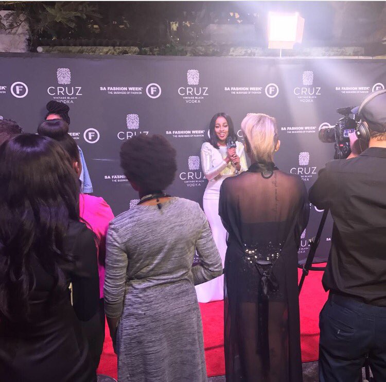 Omuhle_Gela's tweet photo. Out at @Cruzvodka #SAFW wearing #TouchOfBling https://t.co/GyNnschE5q