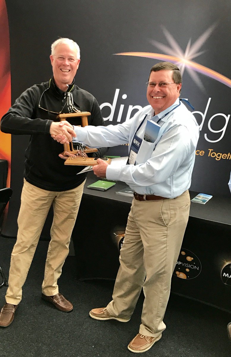 LeadingEdge_LEA's tweet image. One more of Mike accepting the winning @MVCAC1 Munzy Memorial Golf Tournament trophy #MVCAC2017 #MVCAC #SanDiego