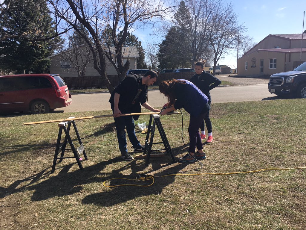 MAB_EagleButte1's tweet photo. The power tools are out and we're ready to serve!! https://t.co/INvQMLkX3Z