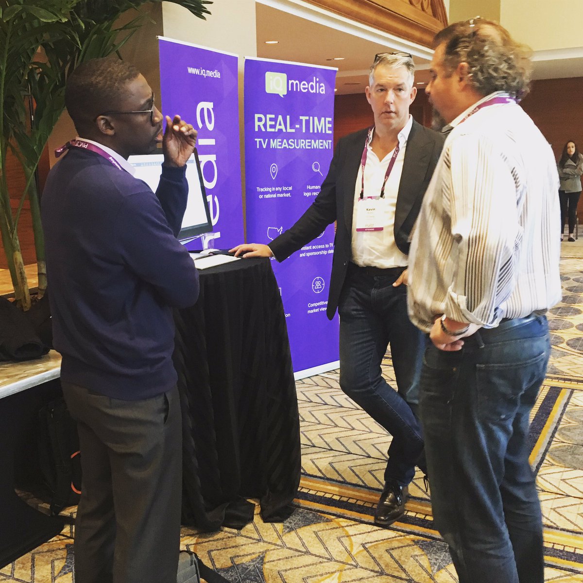 iQmediacorp's tweet photo. CEO @kevkohn and Founder John Derham chat with @BET on using real-time TV measurement to prove the value of sponsorships #IEG2017
#tvdata https://t.co/lhWdNrANEg