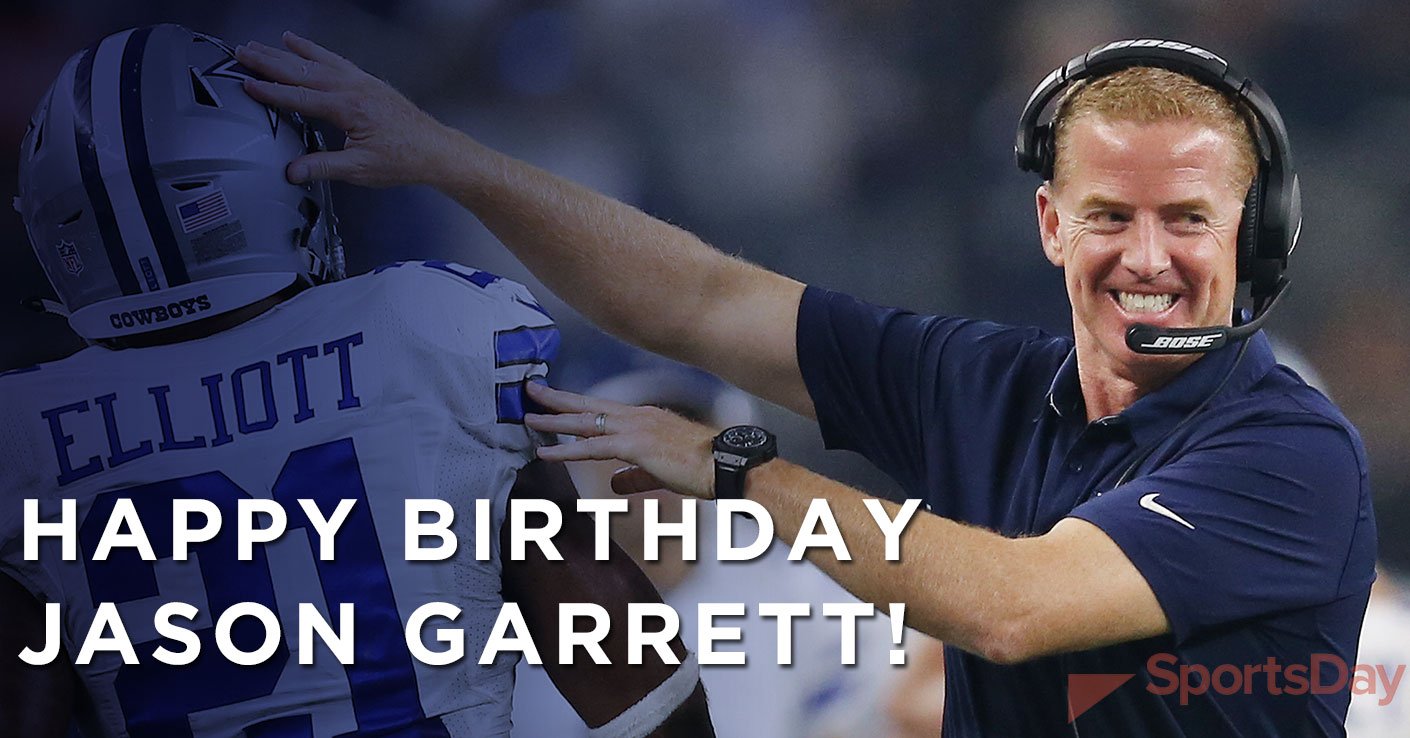 Guess he\s trusting that aging process...

Happy 51st birthday, Jason Garrett!

 