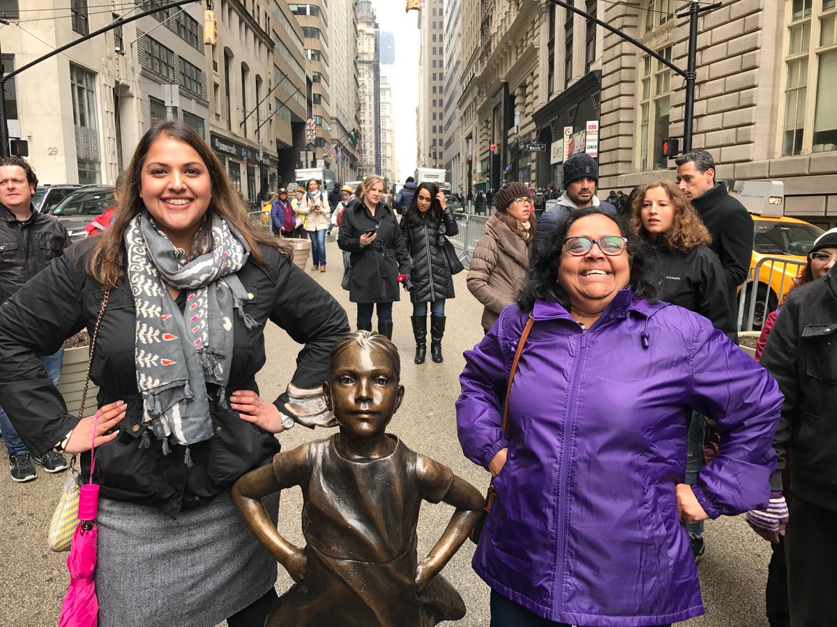 NiraDesai's tweet image. Thank you!  It was pretty incredible to be there today!  #FearlessGirl #FearlessForever