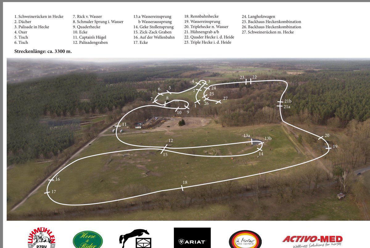 GermanEventing's tweet photo. CIC2* XC course @luhmuehlen2017 #CIC2* #luhmühlen https://t.co/vREFaRzRGg