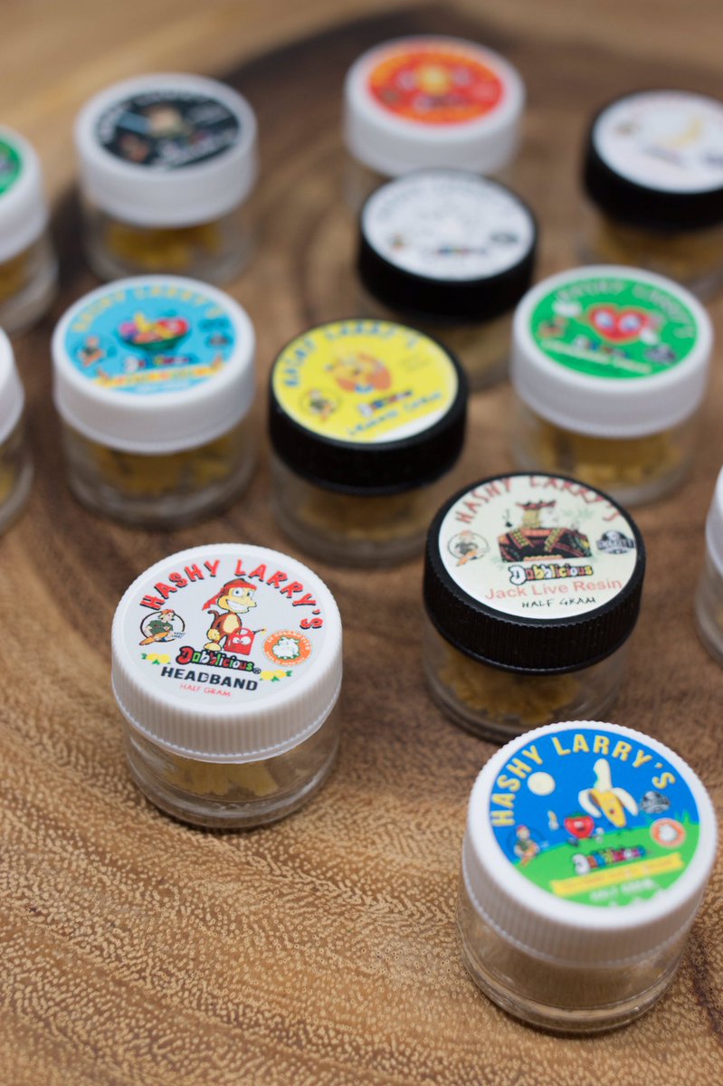 CraftCannabis's tweet photo. #HashyLarry flavors on flavors. Which would you pick? #Dabblicious https://t.co/K0sGhhmlyM