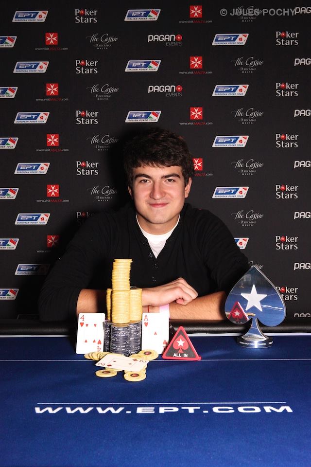 PokerStarsLIVE's tweet image. On this day in 2015 @Urbanovich_Dima etched his name into EPT folklore by sealing a stunning 4-trophy haul at EPT Malta 🏆🏆🏆🏆🇵🇱
