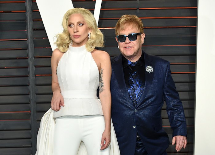 Lady Gaga & Stevie Wonder Sang \Happy Birthday\ for Elton John\s 70th:  