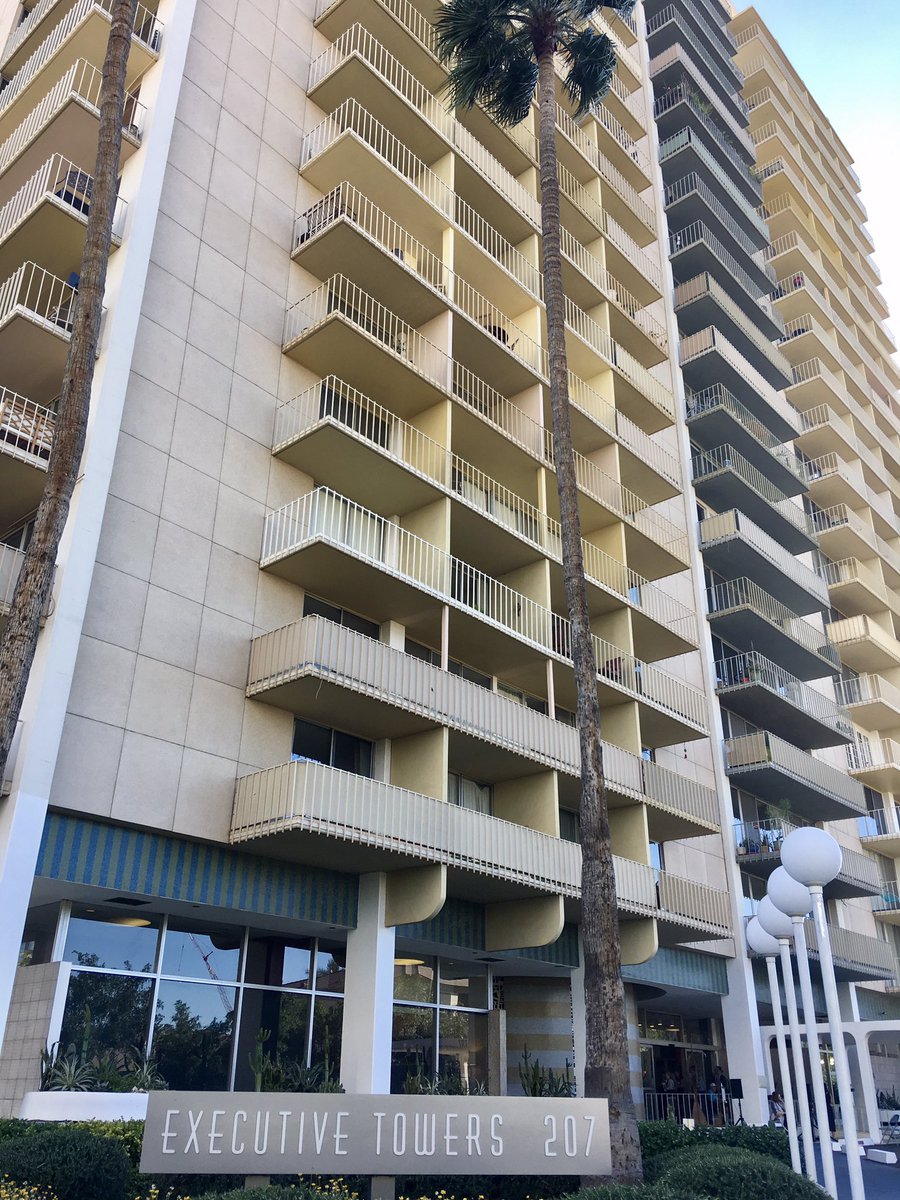gregstantonaz's tweet photo. Perfect start to #ModPhxWeek: placed our modernist marvel Executive Towers, designed by Al Beadle, on the Natl. Register of Historic Places. https://t.co/Mpl6uaaCbZ