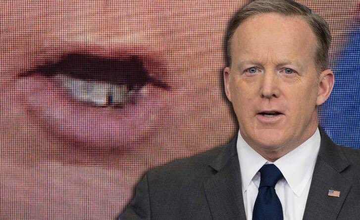 AKADonaldTrump's tweet image. Let me be CLEAR, I had Kale at lunch not spinach. #PressBriefing #SpicerFacts