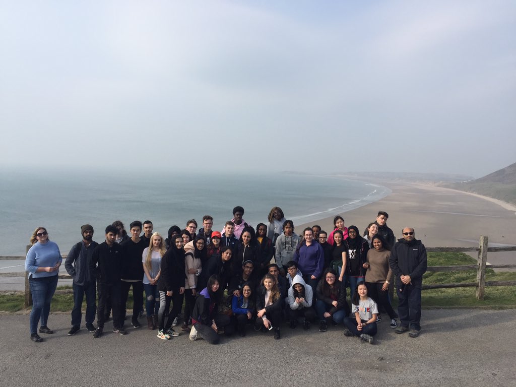 HWSF_Geography's tweet photo. Unbelievable second day out in the Gower Villages!  We've been blessed with some amazing weather and friendly locals! #Gower2017 https://t.co/dcHe62kcwR