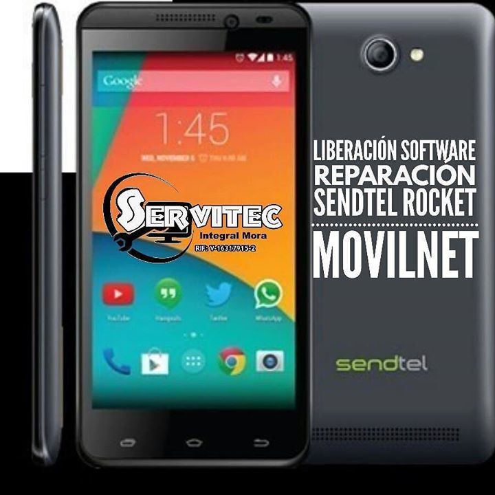 servitecmora's tweet image. #serviciotecnicocelular #sendtel #rocket #movilnet #software #liberacion #unlock www.servi… facebook.com/pages/p/245625…