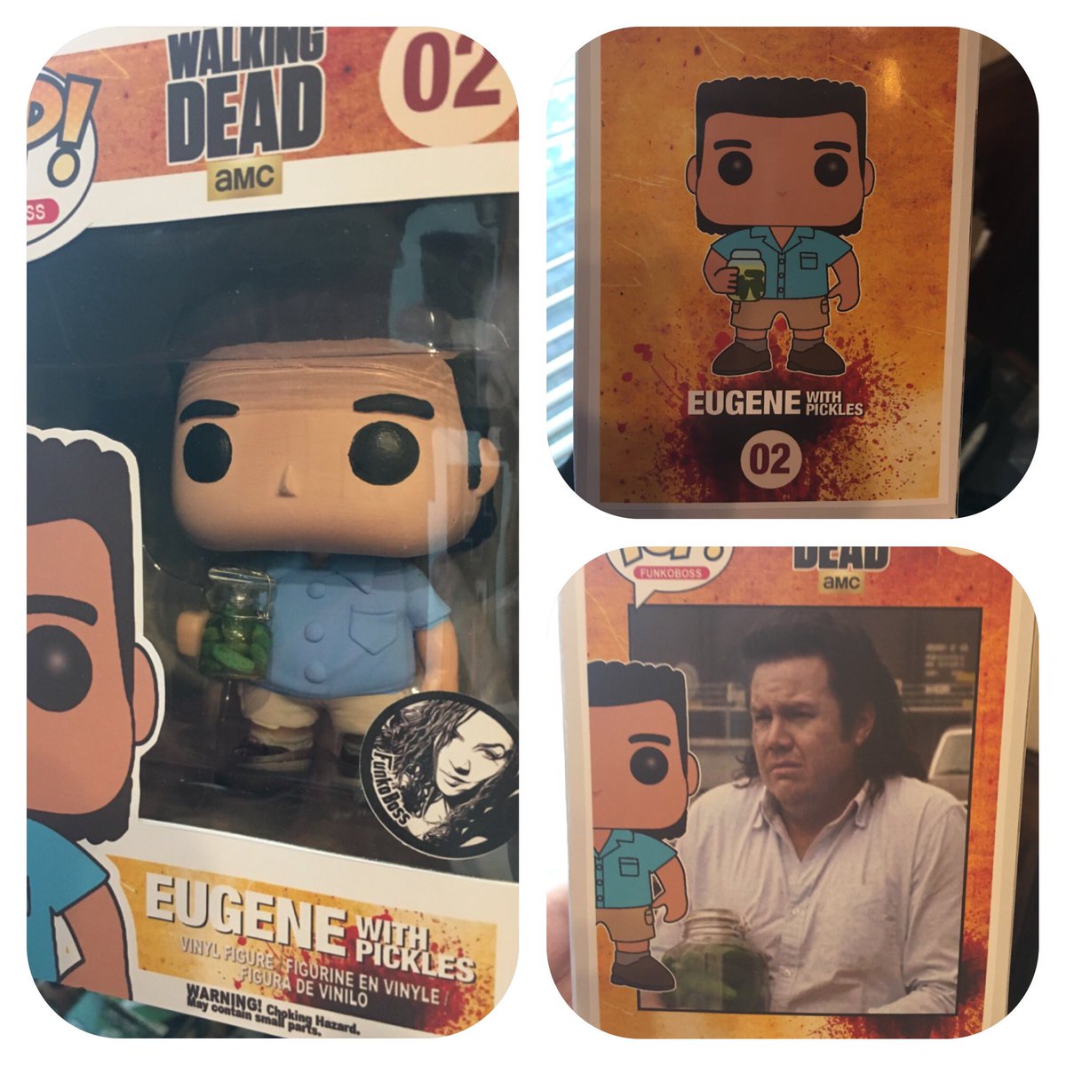 KylaAutumn219's tweet photo. Got this cutie in the mail today ❤️ Can't wait to get him signed by @JoshMcDermitt in Nashville #withpickles #TheWalkingDead https://t.co/YdUJXDDO7j