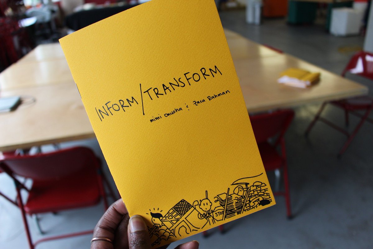 zararah's tweet photo. Excited to share this: @thistimeitsmimi and I made a zine about information control! It's called Inform/Transform 🎉 #informtransform https://t.co/CdVb3m2vN8