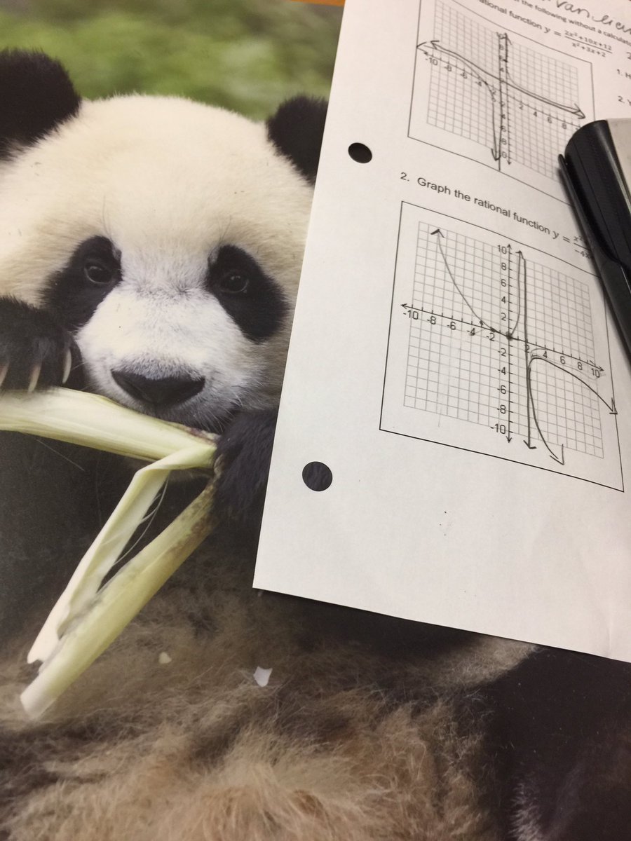 sEVLfiequeen17's tweet photo. Pythagoras the panda is wondering if this is what everyone's graph looks like for number two @STAB_MATH #graphitup #pythagthepanda https://t.co/tb4fyoaEoi