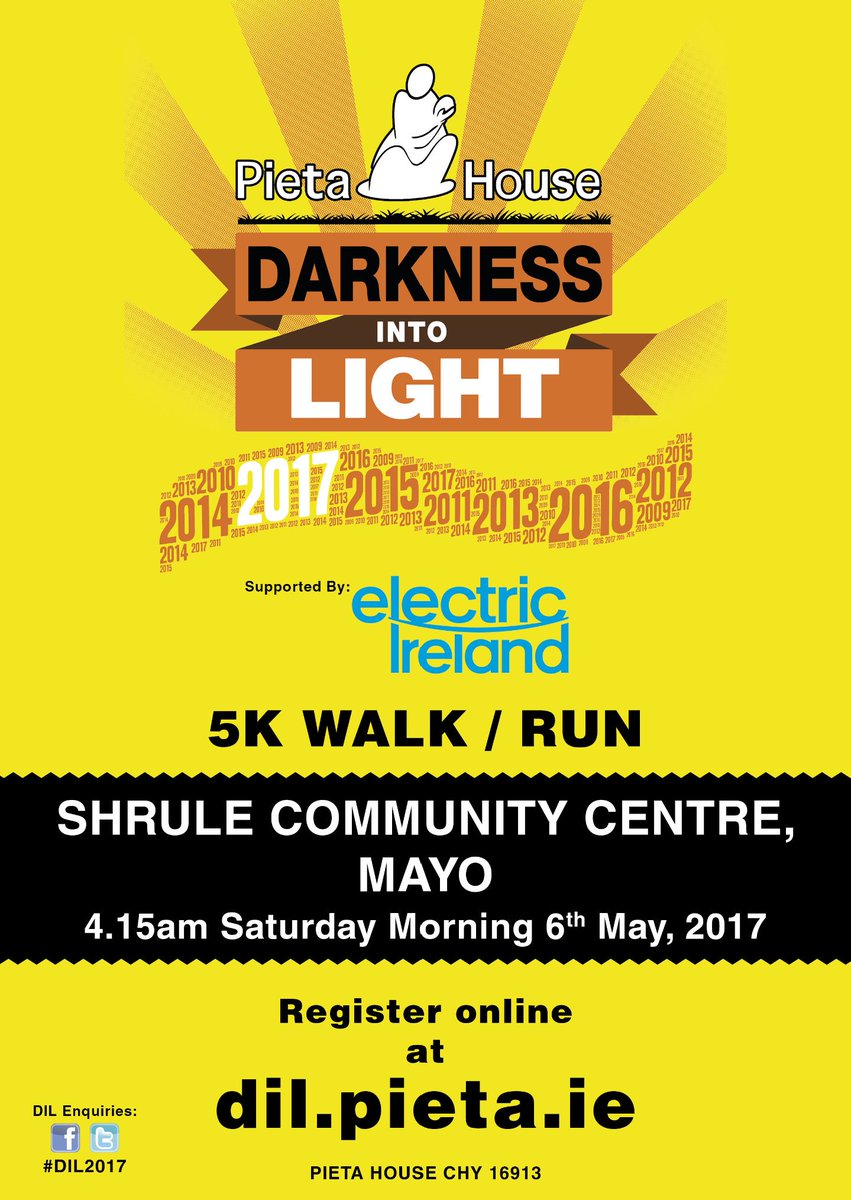 Early bird prices available online until Friday, 31st March!!! dil.pieta.ie/event-informat…  #dilshrule2017  #pietahouse #electricireland 💛💛💛💛