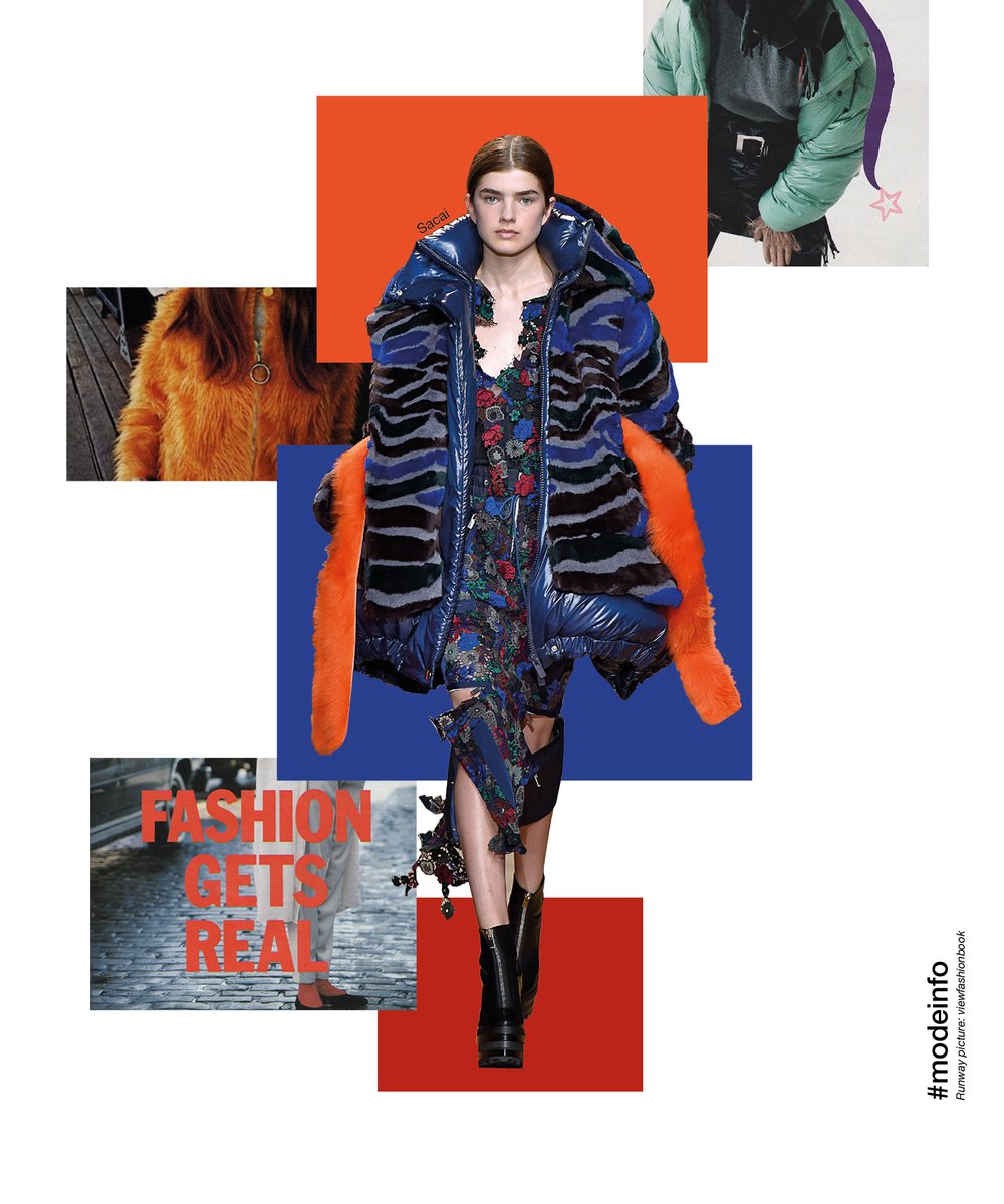 modeinfocom's tweet image. COLOUR MONDAY // Puff, Baby!
Puff jackets will be around next winter!
We like the way Sacai combined it.
#puffjacket #runwaytrends #modeinfo