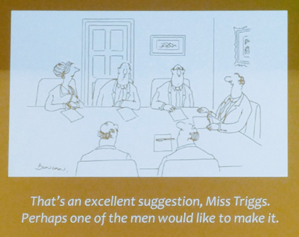 KarlynPercil's tweet photo. Funny not funny - as this is a reality many women still face today. #WILB #SpeakingWhileFemale with @ShariGraydon https://t.co/jIhAlgM4eI
