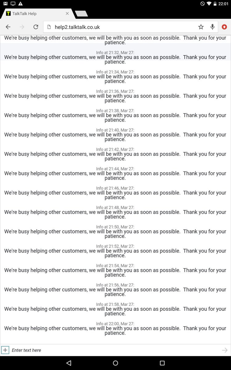 b_cath_t's tweet photo. @TalkTalk if this was a call I'd have hung up by now! https://t.co/acZpbb4GER