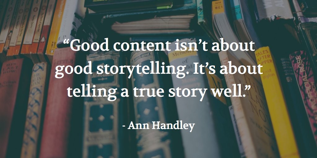 OriginalAndria's tweet photo. This is the truth. @MarketingProfs 

#Marketing
#Storytelling #HowToWin https://t.co/6brirRdirk