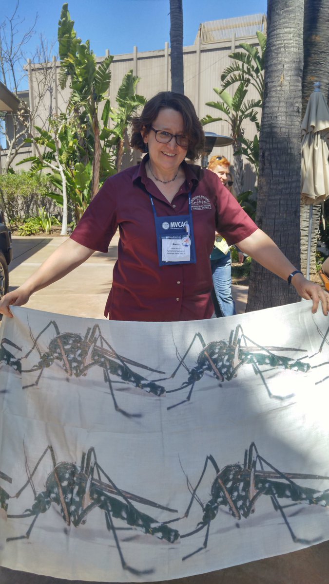 JenniferAHenke's tweet image. Karen has the best #entomology #fashion I&apos;ve seen at #MVCAC2017 @MVCAC1