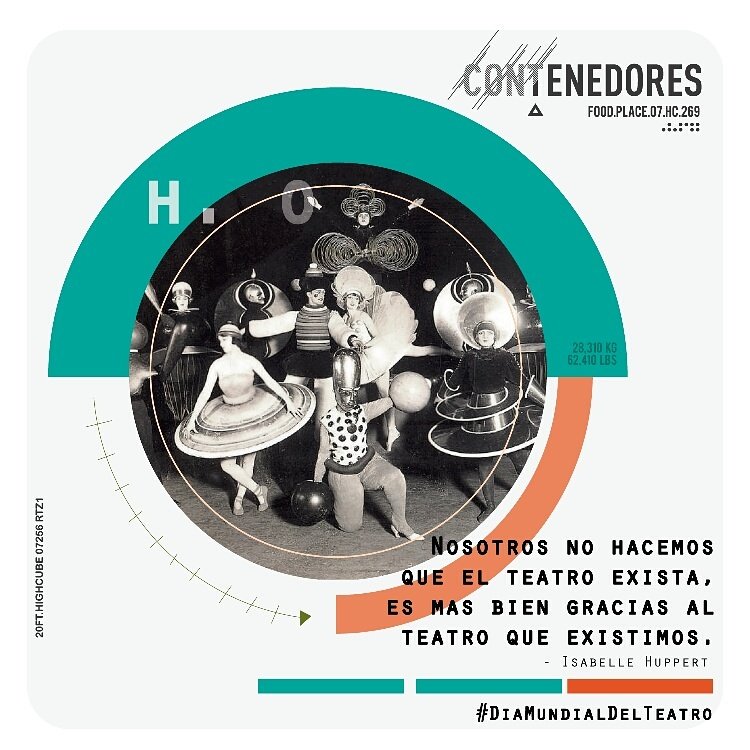 contenedoresfp's tweet photo. Hoy se celebra el Día Mundial del Teatro y como cada año, circula al rededor del mundo un mensaje alusivo a esta celebración. https://t.co/YllzAyEVUV