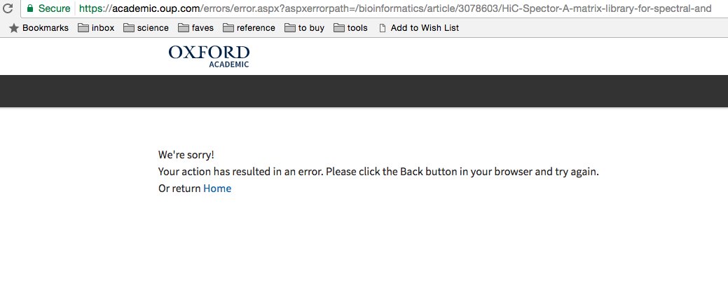 jdidion's tweet photo. New @OxfordJournals website is plagued by problems. RSS feeds broken; now articles are not accessible. https://t.co/NKabnMK2BF
