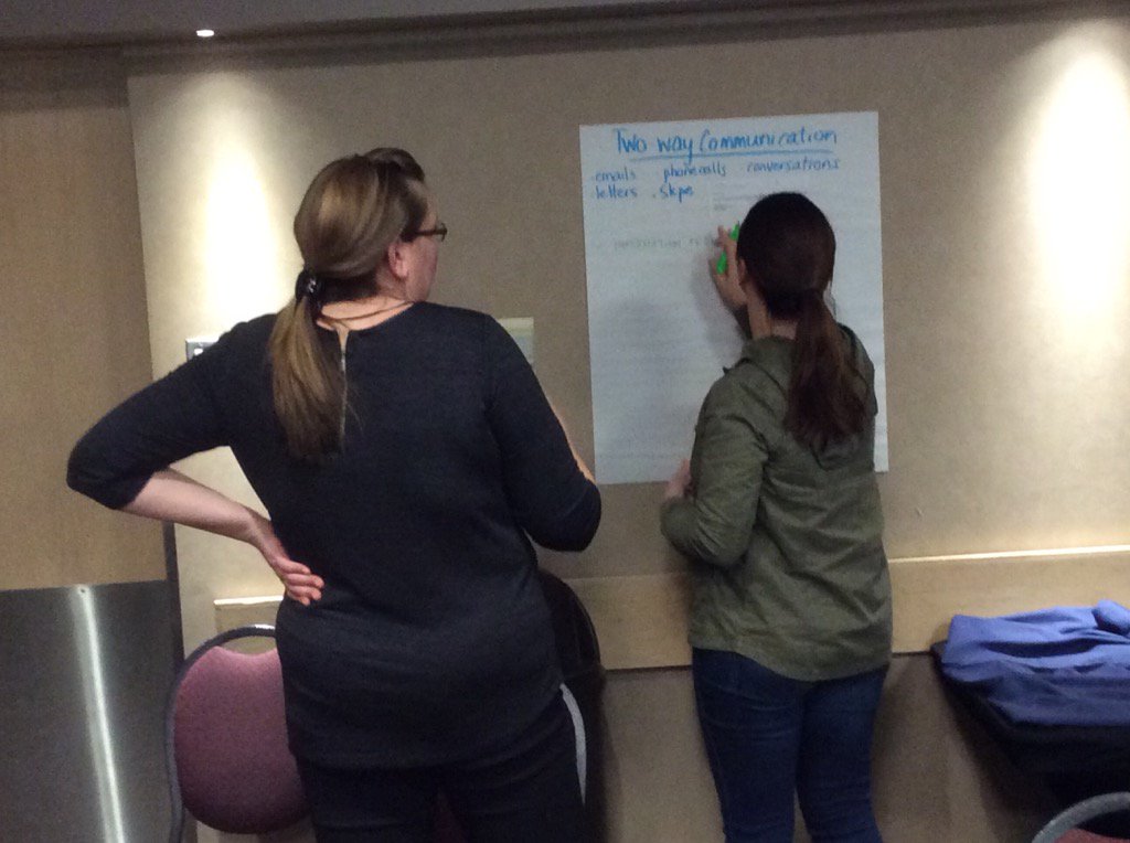 sharimsays's tweet photo. Sharing the story of Learning:crafting a system of reporting with  @KatieWhite426 #ruralcongress17 https://t.co/mlwMTte8zQ