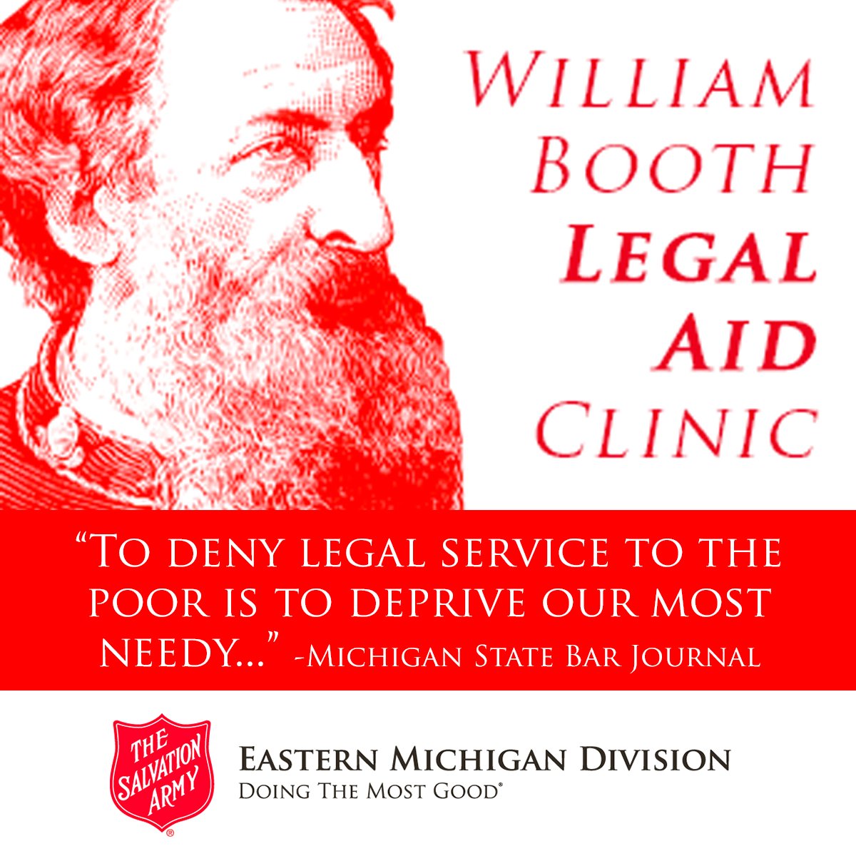 salmich's tweet photo. The William Booth Legal Aid Clinic has been helping those in need since 1994. Find out more at https://t.co/0Zvz9TcNyM #Salmich #hopeheals https://t.co/kQeteGbI2j