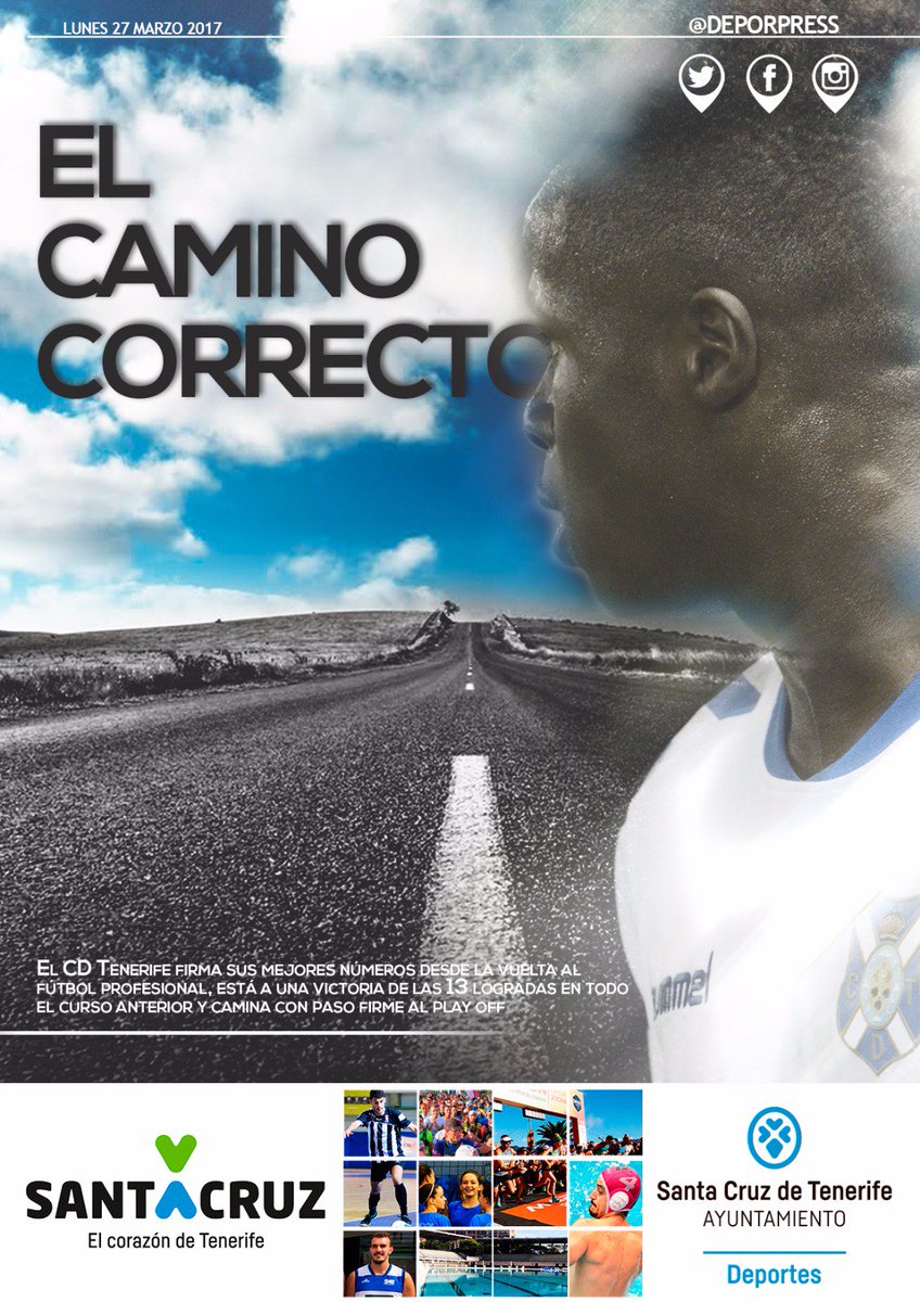 Deporpress's tweet photo. #PortadaDeporpress |206| El @CDTOficial por "El Camino Correcto" al play off.Los blanquiaules presentan sus mejores números desde el ascenso https://t.co/GHW6FQCBRs