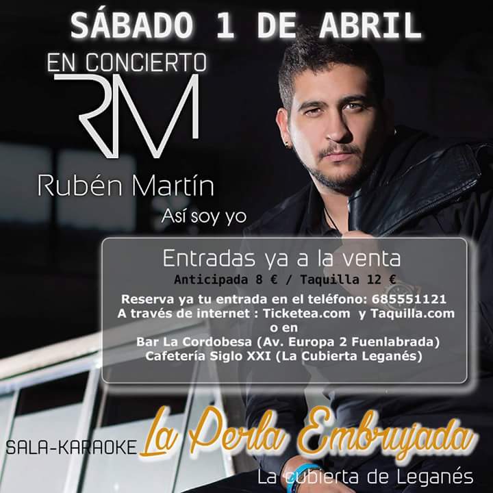 nane_ole's tweet photo. Sábado 1 de abril @RubenM_Oficial en concierto NO TE QUEDES SIN TU ENTRADA @clubcafeolefans @CristoferCyc @DioniMartin @Radiole_oficial https://t.co/dXN0kCMRin