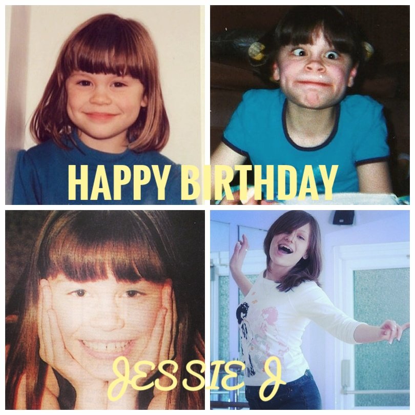 HAPPY BIRTHDAY JESSIE J once again!      