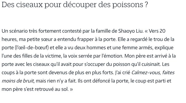 _Pourquoi's tweet photo. Shaoyo Liu, 56 ans, père de 5 enfants a été abattu par un policier de la BAC, lors d'une intervention à son domicile #mortdeLiuShaoyo https://t.co/i7CdW5n7GS