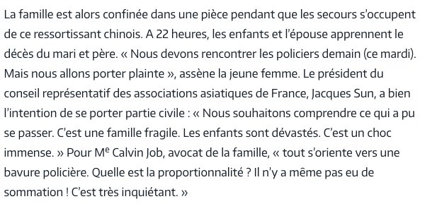_Pourquoi's tweet photo. Shaoyo Liu, 56 ans, père de 5 enfants a été abattu par un policier de la BAC, lors d'une intervention à son domicile #mortdeLiuShaoyo https://t.co/i7CdW5n7GS