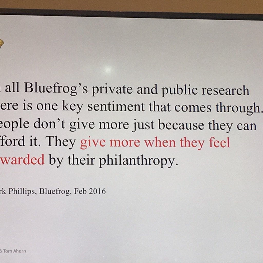 HSNEGA's tweet photo. Bring joy to your donor. Your job is to supply them with emotional gratification. #tomahern #causecamp #causethechange https://t.co/QNxTipcu5c