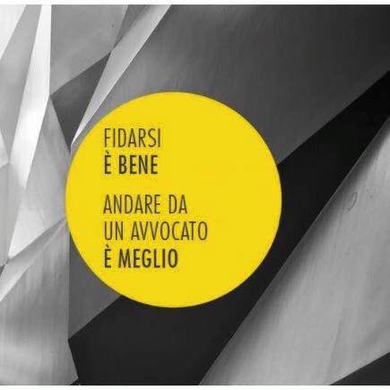avvocatociufoli's tweet image. #fidarsi è #bene, ma..